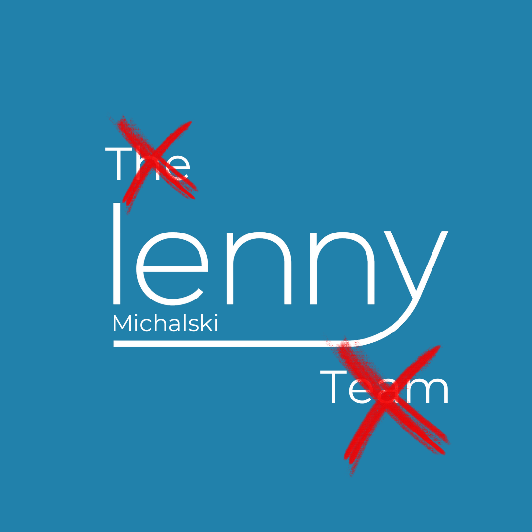 Lenny logo with 'the' and 'team' removed.